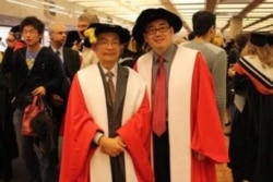 悉尼科技大學中國研究教授馮崇義與華裔作家楊恆鈞博士（照片提供: 馮崇義）