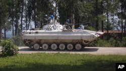 Les Casques bleus de la Mission de l'ONU en République démocratique du Congo (Monusco)