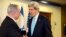 AQSh davlat kotibi Jon Kerri (o'ngda) Quddusida Isroil bosh vaziri benyamin Netanyaxu bilan uchrashmoqda, 31-mart, 2014-yil
