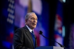 Democratic presidential candidate and former New York City Mayor Mike Bloomberg speaks at the American Israel Public Affairs Committee (AIPAC) 2020 Conference in Washington, March 2, 2020.