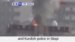 VOA60 World- Turkey: Clashes between PKK militants and Kurdish police in Silopi leave 3 dead- August 7, 2015
