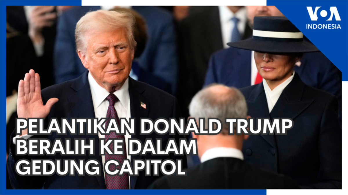 Pelantikan Donald Trump Beralih ke Dalam Gedung Capitol