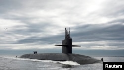 미 해군의 오하이오급 핵잠수함인 테네시호. 지난주 미국과학자연맹(FAS)은 저위력 핵무기를 장착한 오하이오급 핵잠수함인 테네시호가 대서양에 실전 배치됐다고 밝혔다. (자료사진)