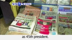 VOA60 Africa - Mixed reactions in Africa as U.S. elects Republican Donald Trump as 45th president