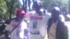 Members of Occupy Africa Unity Square in Harare on Thursday doing what they know best. (Photo: Occupy Africa Unity Square)