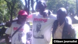 Members of Occupy Africa Unity Square in Harare on Thursday doing what they know best. (Photo: Occupy Africa Unity Square)