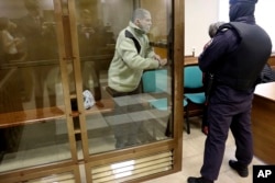 러시아에 억류된 스티븐 허버드가 지난 2024년 10월 7일 모스크바 시법원에서 우크라이나 용병으로 활동한 혐의로 재판을 받고 있다.