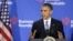 President Barack Obama gestures as he speaks about the fiscal cliff at the Business Roundtable, an association of chief executive officers, in Washington, Wednesday, Dec. 5, 2012.