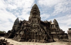FILE - Cambodia's famed Angkor Wat ancient Hindu temple complex stands in Siem Reap province, some 230 kilometers northwest of Phnom Penh, Cambodia, June 28, 2012.