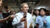 El representante republicano Jim Jordan, de Ohio, habla con la prensa en el Capitolio de EEUU, en Washington DC, el 4 de octubre de 2023.