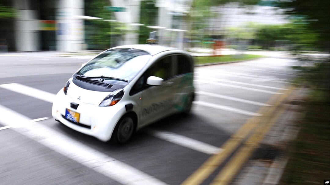 Samovozeći automobil tokom probne vožnje u Singapuru