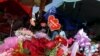 FILE: Flowers are displayed for sale ahead of the Valentine's Day at a flower market in central Phnom Penh, Cambodia, February 14, 2016. (Reuters)