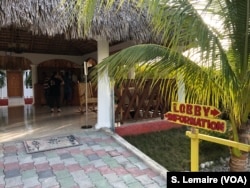 The Buccanier Beach Club hotel in Leogane, where the tourists spent the night.
