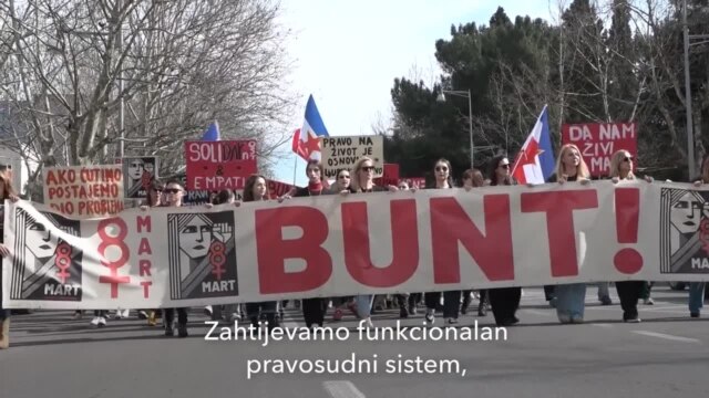 Bunt - tradicionalni osmomartovski marš u Podgorici - mart 08, 2025 episode artwork
