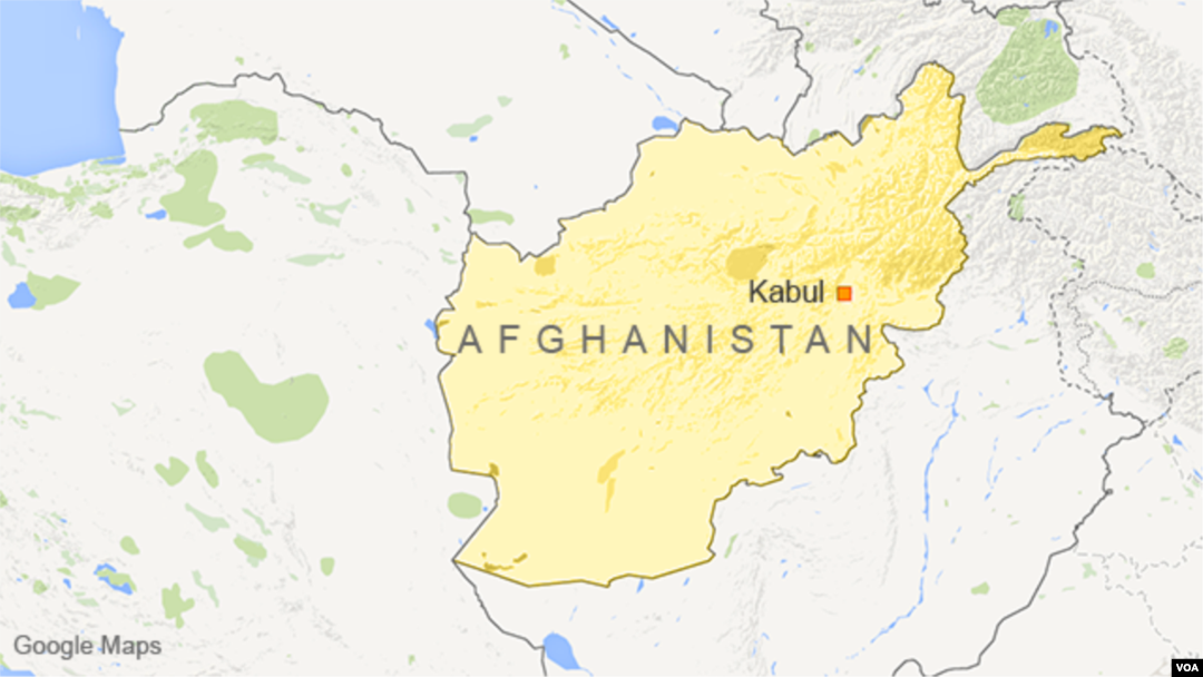 Bản đồ vực Kabul, Afghanistan.