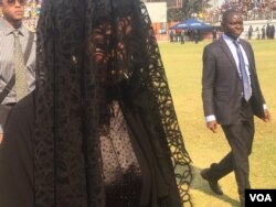 Widow Grace Mugabe at Rufaro Stadium