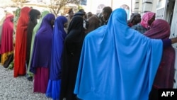 FILE - Women are seen in Hargeisa, Somaliland, Nov. 13, 2017. Somaliland passed its first law against rape on April 9, 2018.