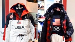 Đồng phục của đội Mỹ tại Thế vận hội mùa Đông Bắc Kinh 2022.