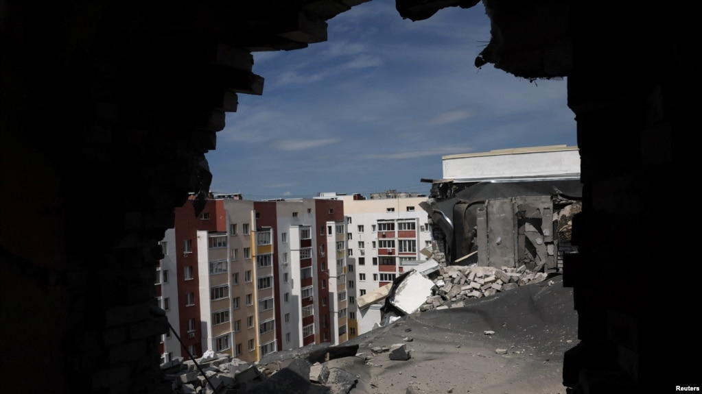 俄罗斯2022年6月26日袭击乌克兰哈尔科夫。（路透社）(photo:VOA)