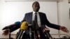 Pape Diouf répond aux questions des journalistes lors d'une conférence de presse à Marseille, le 20 novembre 2014. (Photo: REUTERS/Jean-Paul Pelissier)