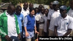 Matasan da suka sami horo a jihar Borno