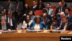 Линда Томас-Гринфилд на заседании Совета Безопасности ООН. 24 апреля 2023 г. 