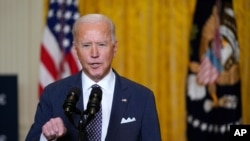 U.S. President Joe Biden urges leaders of Serbia and Kosovoa to normalize relations based on “mutual recognition.”
