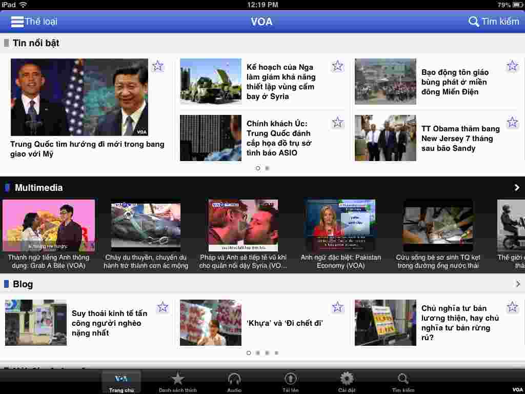 VOA Mobile apps - Vietnamese