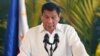 필리핀 두테르테 대통령, 미국산 총기 구입 취소