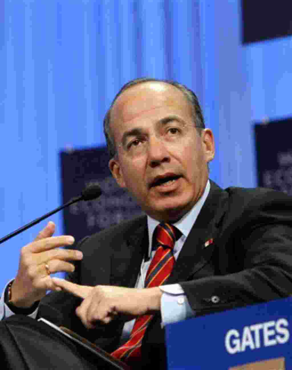 Felipe Calderon, presidente de México.