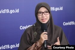 Tim Pakar Gugus Tugas Percepatan Penanganan COVID-19, dr. Dewi Nur Aisyah. (Sumber: BNPB)