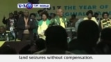 VOA60 World PM - South Africa: President Jacob Zuma proposes land seizures without compensation