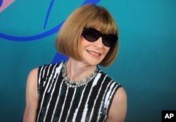 Editora Anna Wintour, en los Premios de Moda CFDA 2017.