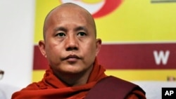 FILE - Myanmar’s radical Buddhist monk Ashin Wirathu. 