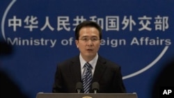 中國外交部發言人洪磊(資料圖片)