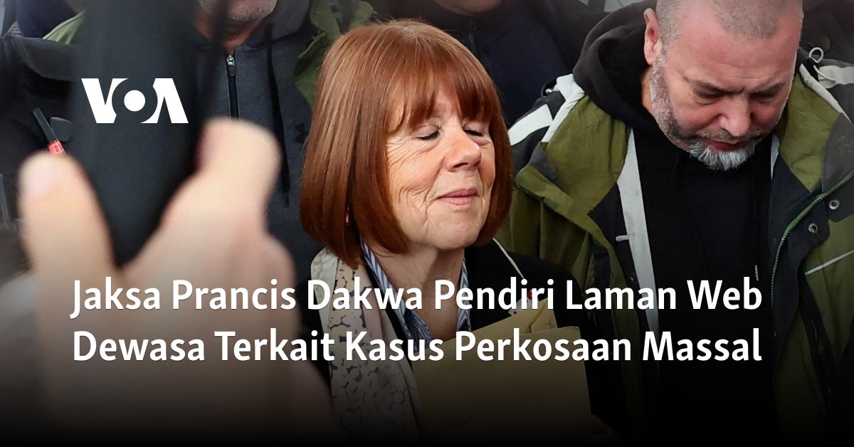 Jaksa Prancis Dakwa Pendiri Laman Web Dewasa Terkait Kasus Perkosaan Massal