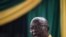 FILE—Former President Jacob Zuma adresses supporters at a branch meeting in Kwaximba 45 kilometers south of Durban on December 4, 2022.