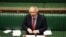 Britain's Prime Minister Boris Johnson speaks at the House of Commons during question period, amid the coronavirus disease outbreak, in London, Britain, May 20, 2020. 