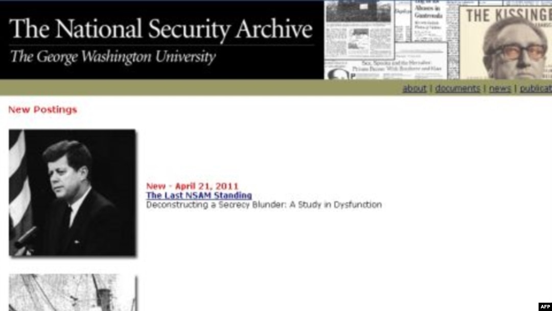 National Security Archive in Washington, DC