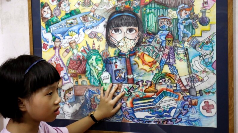 Vietnamese Schoolgirl Creates Art from the Chaos of the Coronavirus