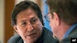 ARCHIVO - El expresidente de Perú, Alejandro Toledo, asiste a los Diálogos de Globalización del Foro de la Nueva Economía en Nueva York, en mayo de 2017. 