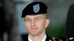 Chelsea Manning lors de son procès, à Fort Meade dans le Maryland, le 5 juin 2013.
