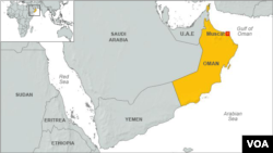 Map of Oman