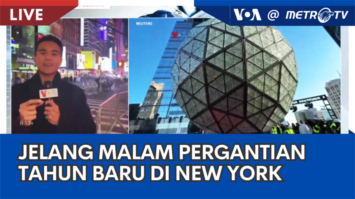 Jelang Malam Pergantian Tahun Baru di New York