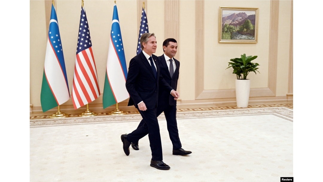U.S. Secretary of State Antony Blinken visits Tashkent