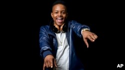 Rapper Silento, 17, poses for a portrait in New York, July 21, 2015.