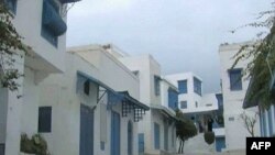Empty streets in Tunisia's seaside resort of Hammamet