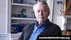 Billionaire Chuck Feeney, shown in photo from medalofphilanthropy.org, has given away more than $8 billion over the past 38 years.