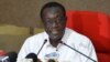 FILE - Burkina Faso's former president Blaise Compaoré speaks during a press conference in Ouagadougou, Sept. 30, 2016.