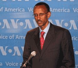 President Paul Kagame at VOA